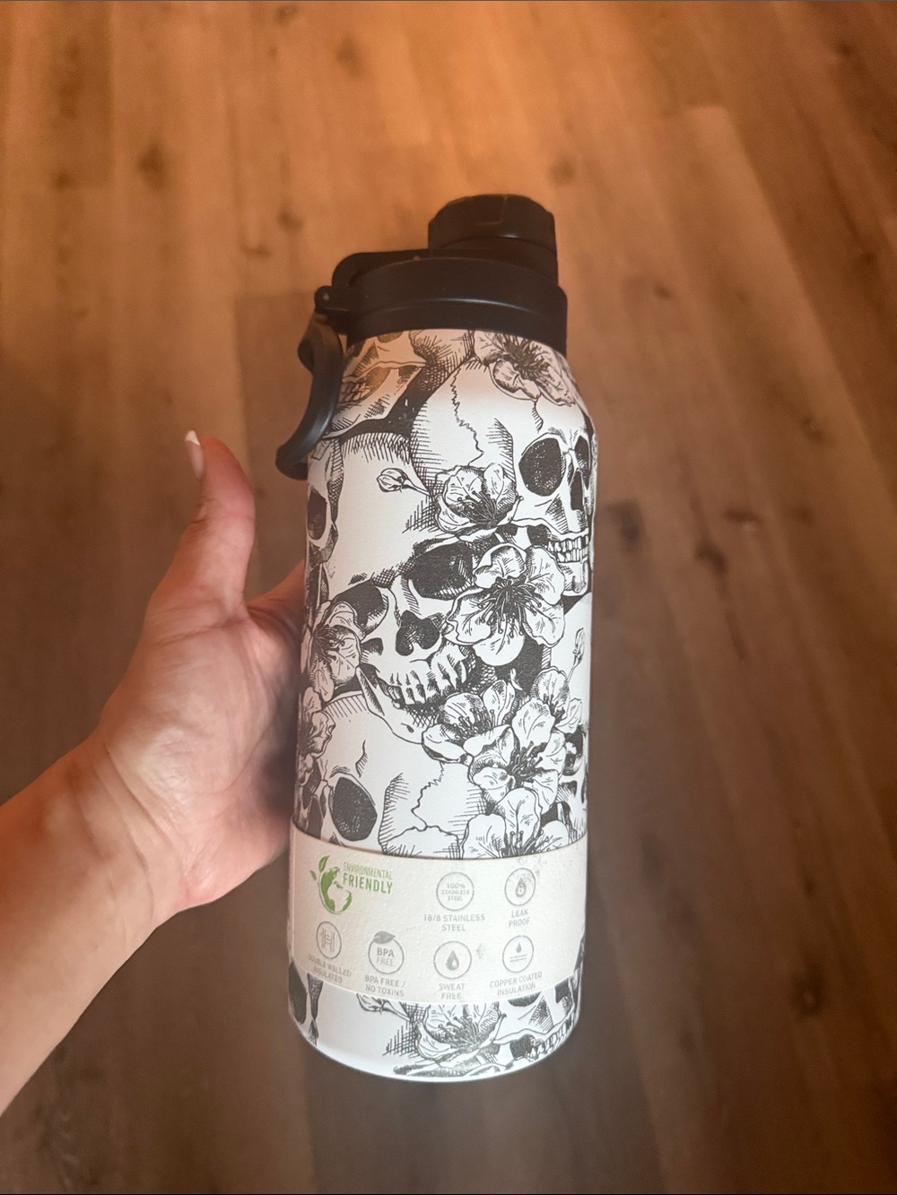 Hydrapeak Skulls Insulated Water Bottle - new